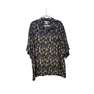 Knightsbridge Shirt Mens Short Sleeve Button Up 2X